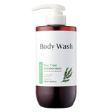 and by mixsoon Tea Tree AHA Body Wash