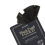 Black Pearl & Gold Hydrogel Mask Pack - Korean-Skincare