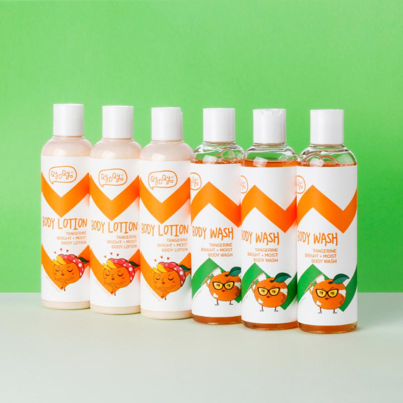  Tangerine Bright + Moist BODY LOTION - Korean-Skincare