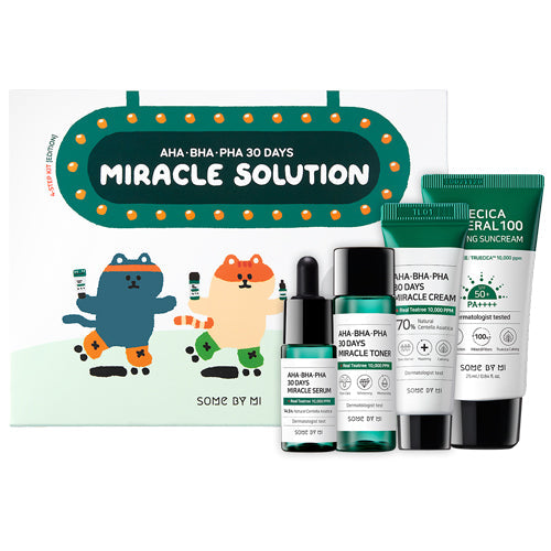 Some By Mi AHA BHA PHA 30 Days Miracle Solution 4-Step Kit - Korean-Skincare