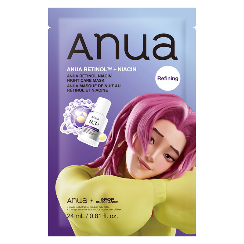 KPop Demon Hunters Retinol Niacin Night Care Mask