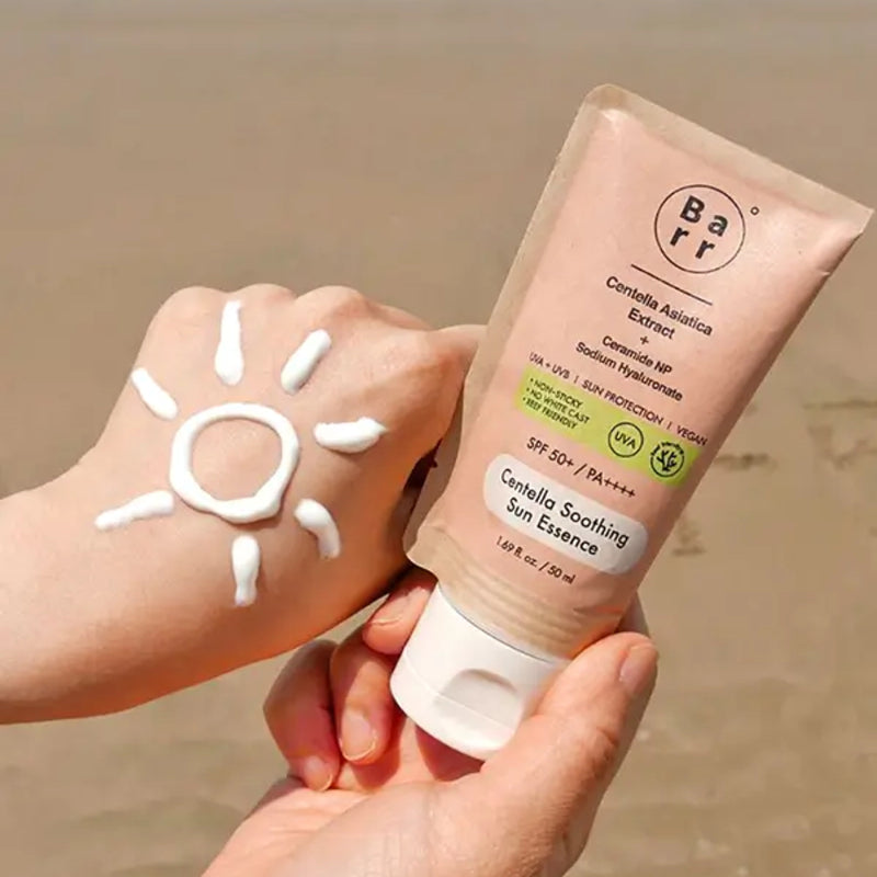  Centella Soothing Sun Essence SPF50+ PA++++ - Korean-Skincare