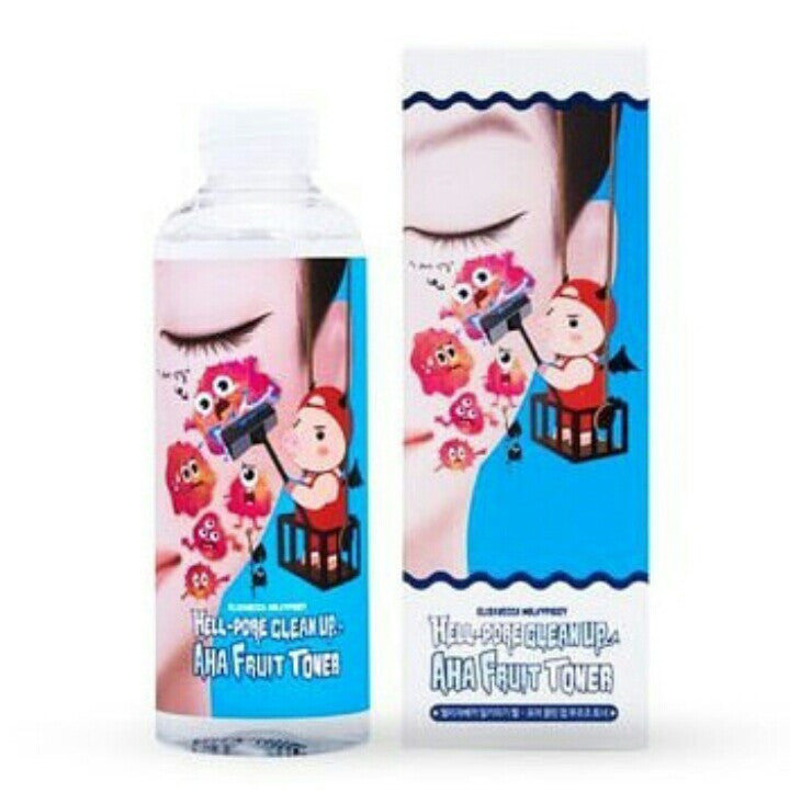 Elizavecca Hell Pore Clean Up AHA Fruit Toner - Korean-Skincare