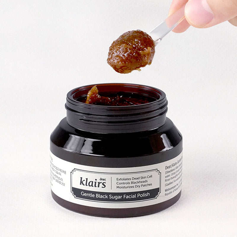 Klairs Gentle Black Sugar Facial Polish - Korean-Skincare