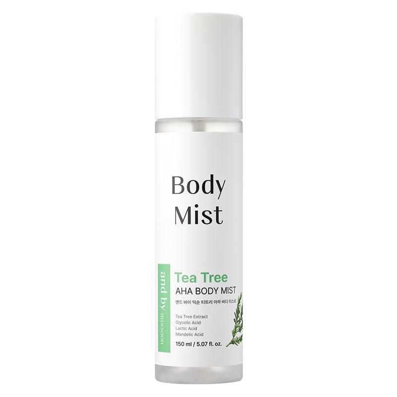 and by mixsoon Tea Tree AHA Body Mist