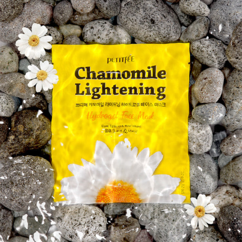  Chamomile Lightening Hydrogel Face Mask - Korean-Skincare