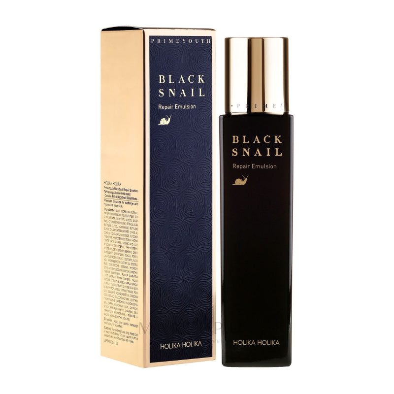 Holika Holika Prime Youth Black Snail Repair Emulsion - Korean-Skincare