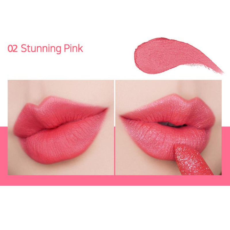 Holika Holika Crystal Crush Lipstick Love Who You Are - Korean-Skincare