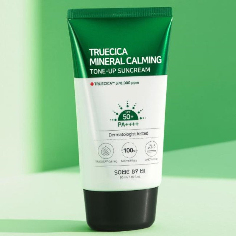  Truecica Mineral Calming Tone-Up Suncream - Korean-Skincare