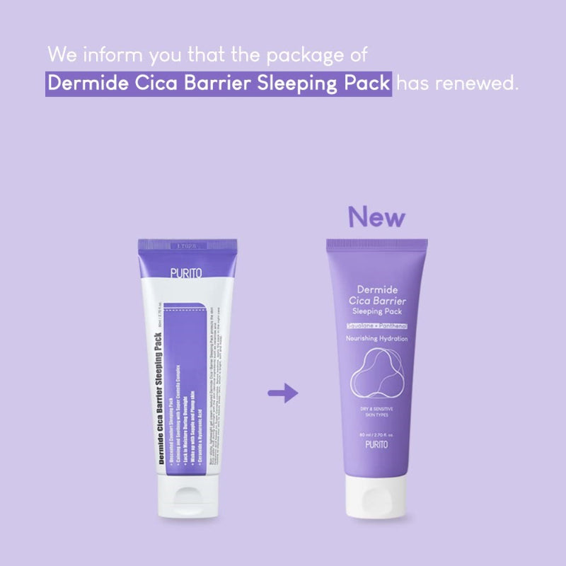  Dermide Cica Barrier Sleeping Pack - Korean-Skincare