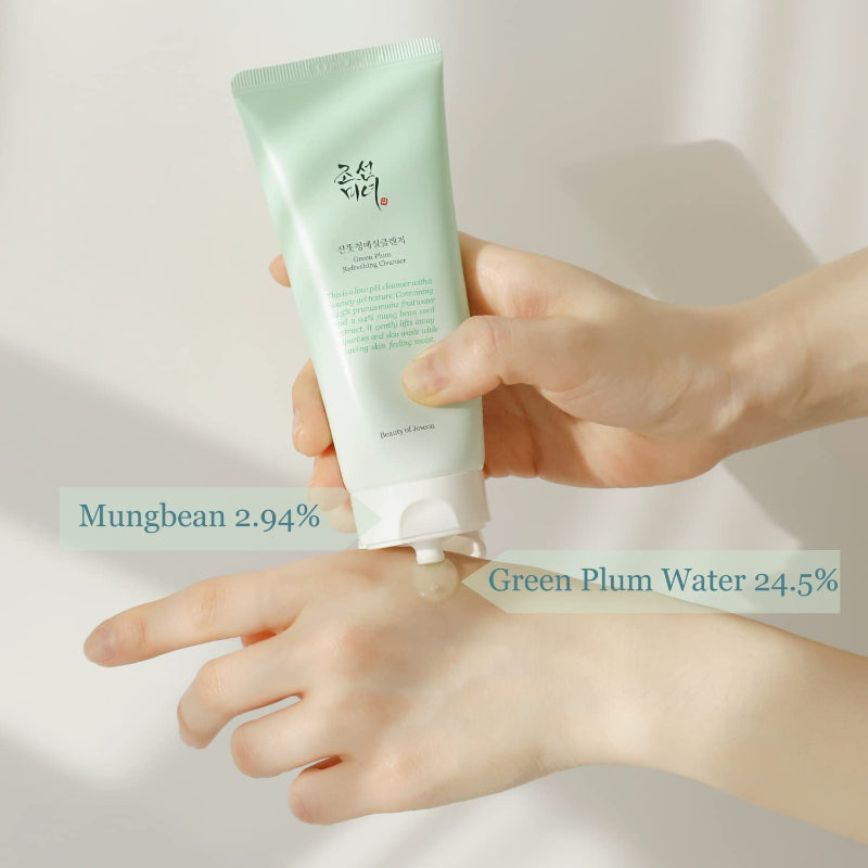  Green Plum Refreshing Cleanser - Korean-Skincare