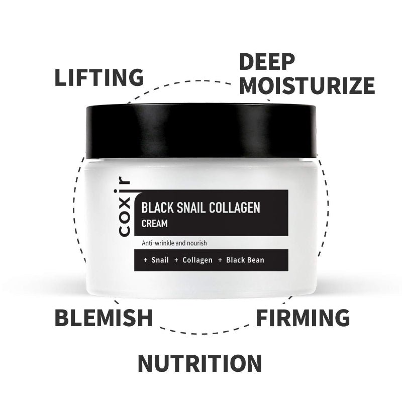  Black Snail Collagen Cream - Korean-Skincare