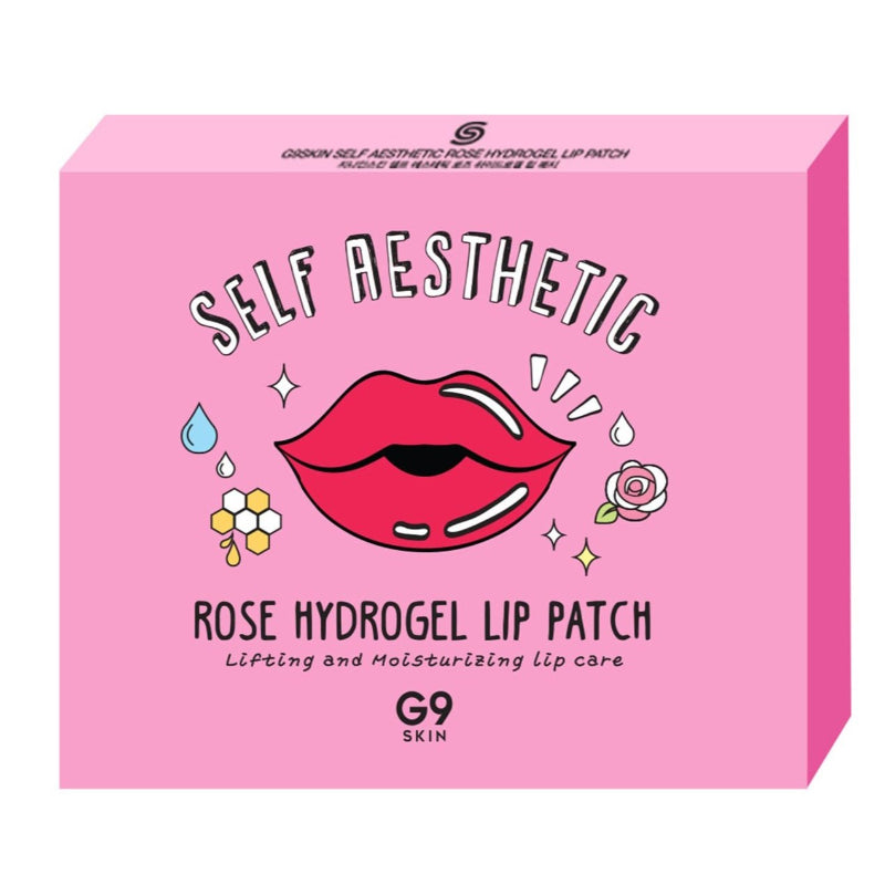 G9SKIN Self Aesthetic Rose Hydrogel Lip Patch - Korean-Skincare