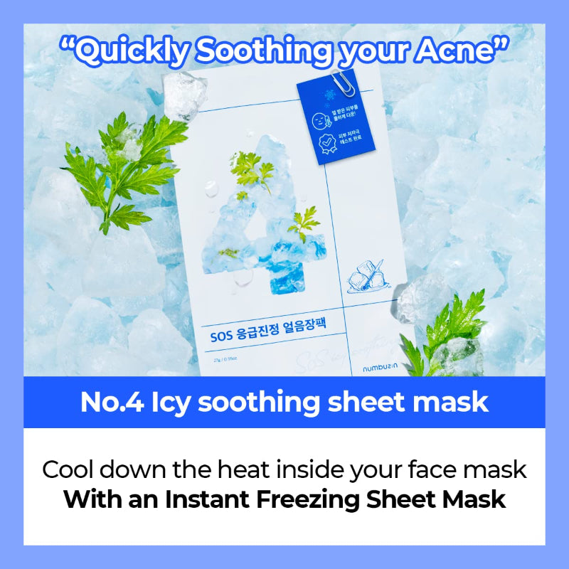 No.4 Icy Soothing Sheet Mask