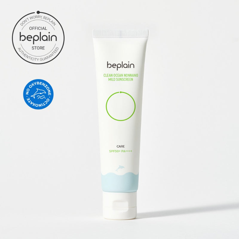 Be Plain Clean Ocean non-nano mild Sunscreen - Korean-Skincare