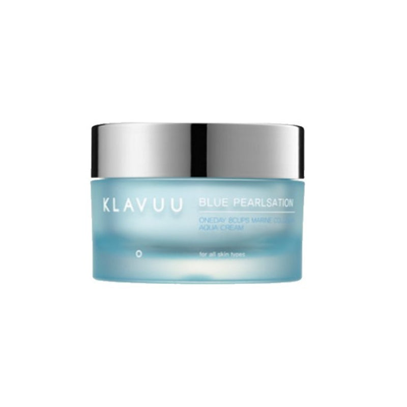 Klavuu Blue Pearlsation One day 8 cups Marine Collagen Aqua Cream - Korean-Skincare