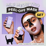  Mini Meow Trio Chrome Peel-Off Masks - Korean-Skincare