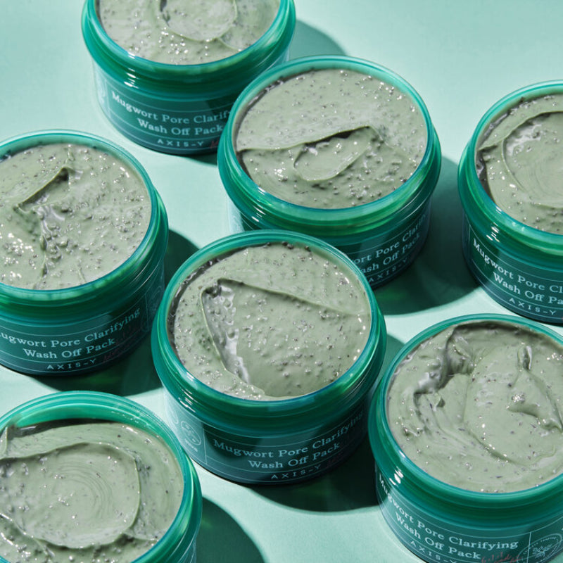 AXIS-Y Mugwort Pore Clarifying Wash Off Pack - Korean-Skincare