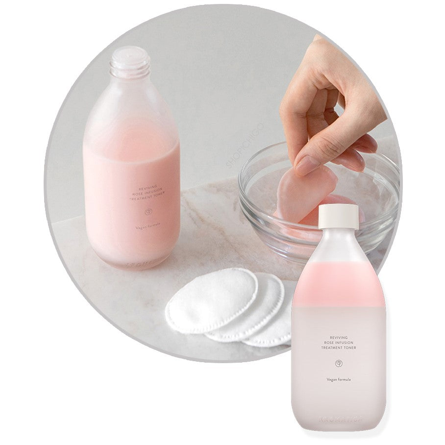 Aromatica Reviving Rose Infusion Treatment Toner - Korean-Skincare
