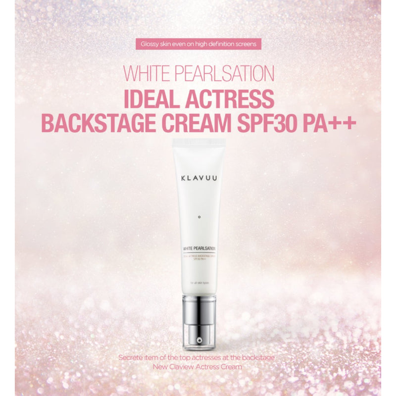 Klavuu White Pearlsation Ideal Actress Backstage Cream SPF30 PA++ - Korean-Skincare