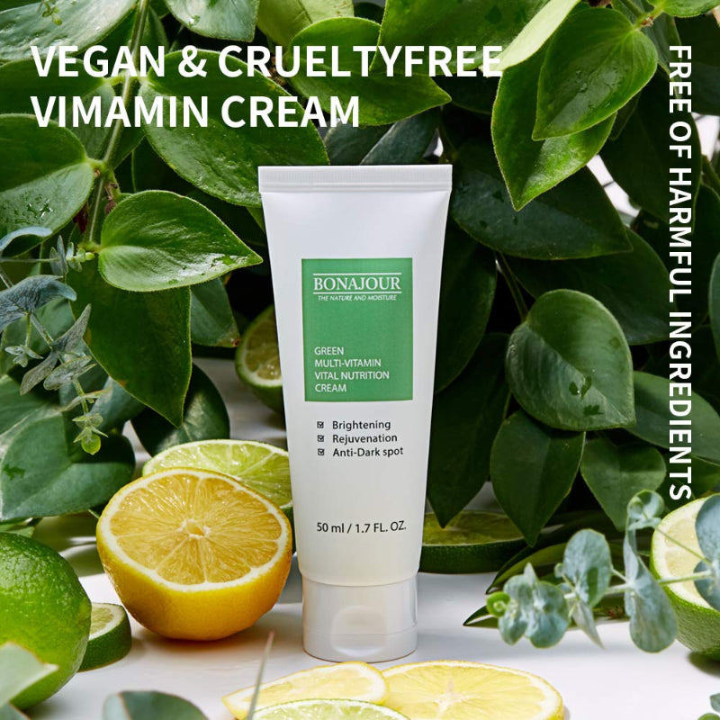bonajour Green Multi-Vitamin Vital Nutrition Cream - Korean-Skincare